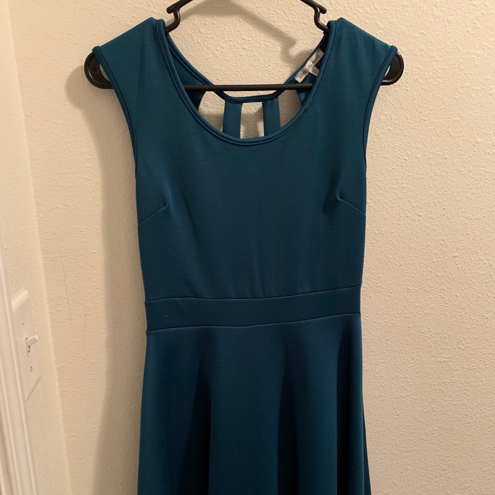 Open Slat Back Mini Dress